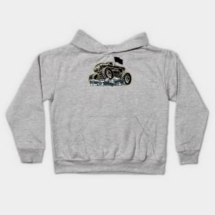 Cartoon Monster Truck Kids Hoodie